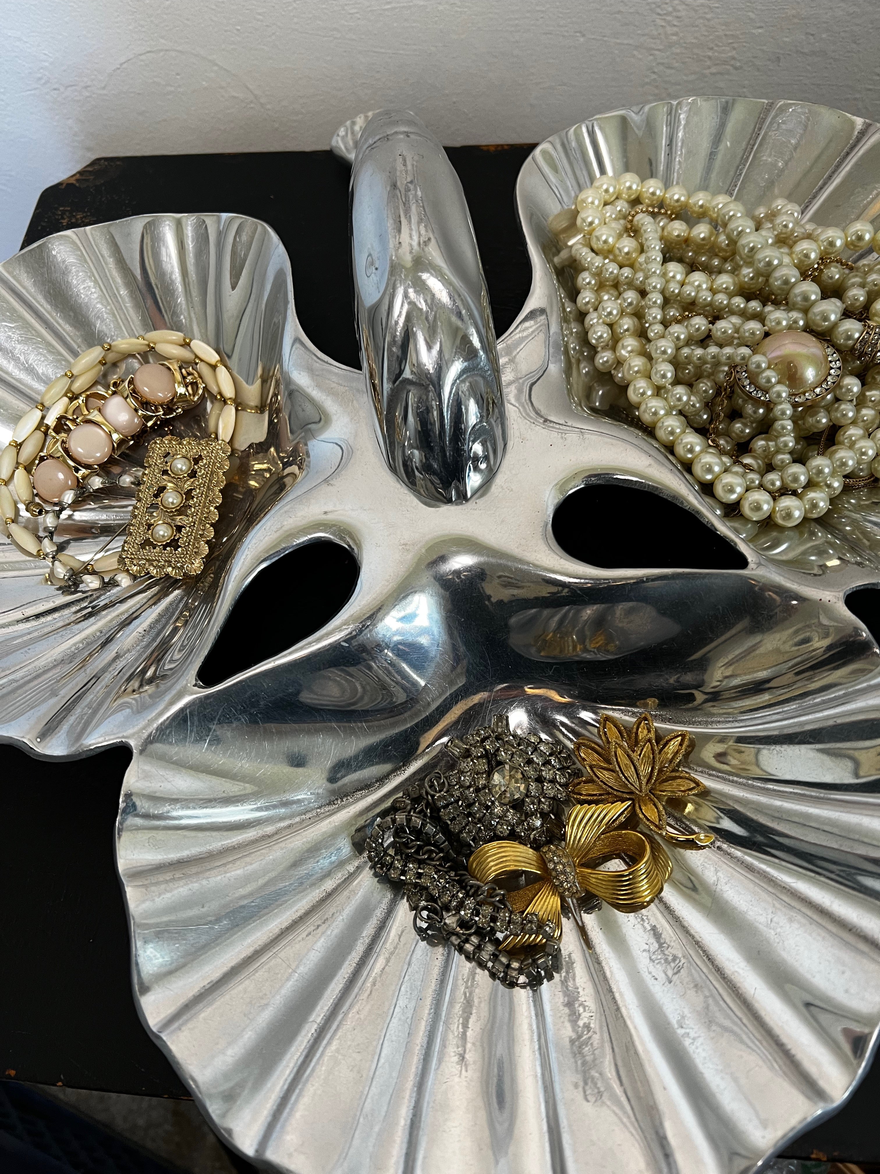 Vintage B&B Saint Paul Aluminium Lobster Serving Tray Mid Century Modern